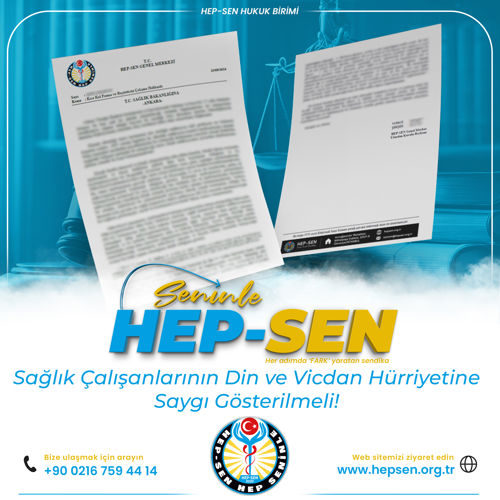 Sağlık Çalışanlarının Din ve Vicdan Hürriyetine Saygı Gösterilmeli!